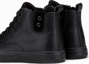 Ombre Trampki męskie sneakersy T382 - czarne 45 5