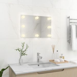 Lustro vidaXL 60x40cm srebrny (3078637) 3