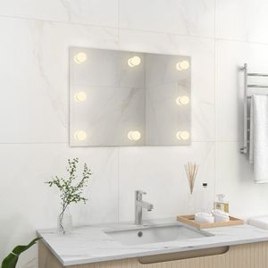 Lustro vidaXL 70x50cm srebrny (3078643) 3