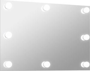 Lustro vidaXL 100x60cm srebrny (3078645) 2