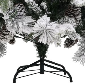 vidaXL Choinka sztuczna sosna na stojaku Zielona 4