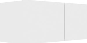 vidaXL Szafki telewizyjne, 4 szt., białe, 80x30x30 cm, płyta wiórowa 5