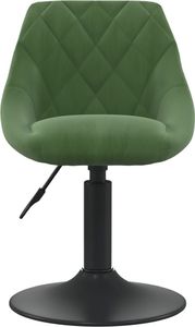 vidaXL Stołek barowy, ciemnozielony, obity aksamitem 2