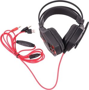 Słuchawki MaxLife  Czerwone (MXGH-200) 2