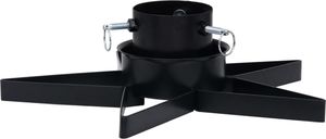 vidaXL Stojak na choinkę Czarna 3