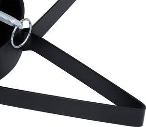 vidaXL Stojak na choinkę Czarna 5