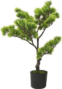 vidaXL Sztuczne bonsai z sosny, z doniczką, 60 cm, zielone 1