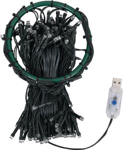 Lampki choinkowe vidaXL 210 LED niebieskie 4