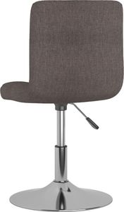 vidaXL Obrotowe krzesła stołowe, 4 szt., kolor taupe, obite tkaniną 6