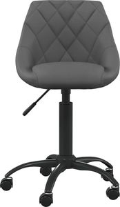 Krzesło biurowe vidaXL Ciemnoszare 2