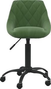 Krzesło biurowe vidaXL Ciemnozielone 2