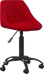 Krzesło biurowe vidaXL Ciemnoczerwone 1
