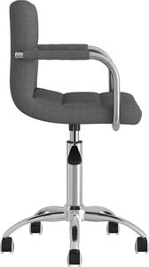 Krzesło biurowe vidaXL Ciemnoszare 4