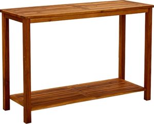 vidaXL Ogrodowy stolik konsolowy, 110x40x75 cm, lite drewno akacjowe 1