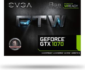 Karta graficzna EVGA GeForce GTX 1070 FTW Gaming ACX 3.0 8GB GDDR5 (08G-P4-6276-KR) 8
