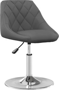 vidaXL Obrotowe krzesła stołowe, 4 szt., ciemnoszare, aksamitne 2