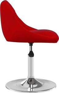 vidaXL Obrotowe krzesła stołowe, 4 szt., winna czerwień, aksamitne 4