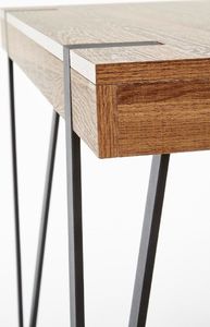 Biurko Halmar B-39 Brązowe 110 cm x 55 cm 7