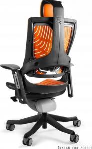 Krzesło biurowe Unique Wau 2 Czarno-pomarańczowe 2