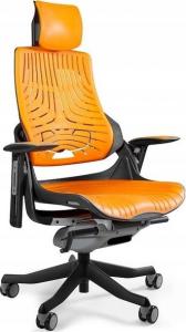 Krzesło biurowe Unique Wau Czarno-pomarańczowe 1