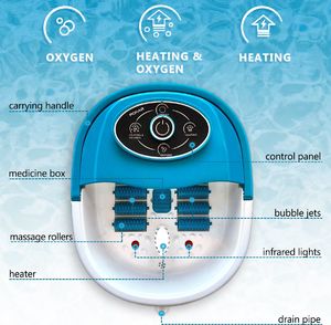 Masażer POKAR MASAŻER WODNY DO STÓP 500W BĄBELKI PODGRZEWANY 4