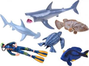 Figurka Jokomisiada Zwierzęta morskie ocean, zestaw żółw (ZA3390 B) 2