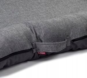 Boutiquezoo Legowisko ponton dla psa XXL materac 120x90 R6 Szary Len 4