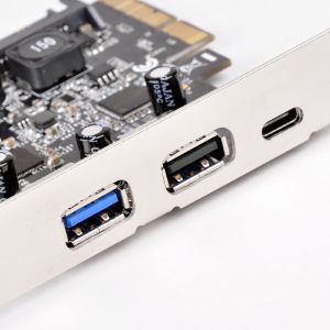 Kontroler SilverStone PCIe 2.0 x2 - 2x USB 3.0 + 1x USB-C 3.2 Gen 2 (SST-ECU05) 2