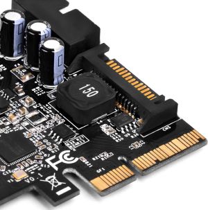 Kontroler SilverStone PCIe 2.0 x2 - 2x USB 3.0 + 1x USB-C 3.2 Gen 2 (SST-ECU05) 4