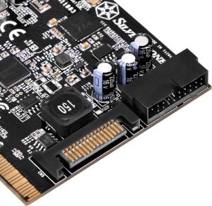 Kontroler SilverStone PCIe 2.0 x2 - 2x USB 3.0 + 1x USB-C 3.2 Gen 2 (SST-ECU05) 5