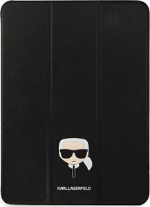 Etui na tablet Karl Lagerfeld Karl Lagerfeld KLFC11OKHK iPad 11" Pro 2021 Book Cover czarny/black Saffiano Karl Head 1