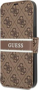 Guess Guess GUBKP13M4GDBR iPhone 13 6,1" brązowy/brown book 4G Stripe 1