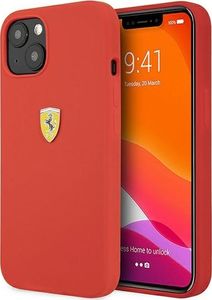 Ferrari Ferrari FESSIHCP13SRE iPhone 13 mini 5,4" czerwony/red hardcase Silicone 1