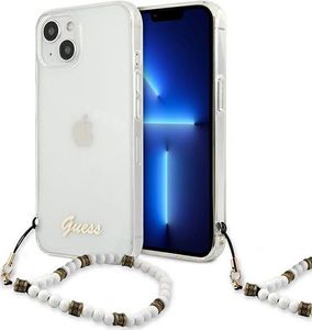 Guess Guess GUHCP13MKPSWH iPhone 13 6,1" Transparent hardcase White Pearl 1