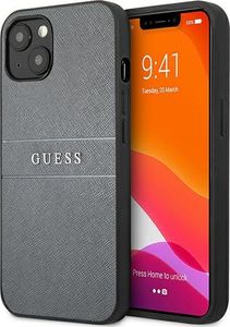 Guess Guess GUHCP13SPSASBGR iPhone 13 mini 5,4" szary/grey Saffiano Strap 1