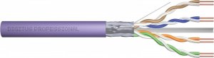 Digitus DIGITUS Installation cable cat.6 F/UTP Dca solid wire AWG 23/1 LSOH 500m violet reel 1