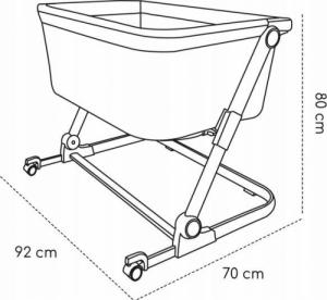 skiddoü Łóżeczko dostawne Natt Evening Shadow 1052 12