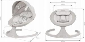 Kidwell Bujaczek leżaczek elektryczny 2w1 Luxi Beige (BUELLUX01A2) 13