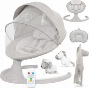 Kidwell Bujaczek leżaczek elektryczny 2w1 Luxi Beige (BUELLUX01A2) 2