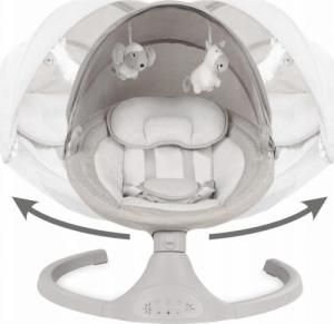 Kidwell Bujaczek leżaczek elektryczny 2w1 Luxi Beige (BUELLUX01A2) 7