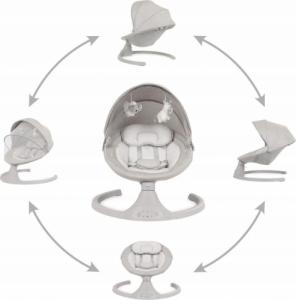 Kidwell Bujaczek leżaczek elektryczny 2w1 Luxi Beige (BUELLUX01A2) 10