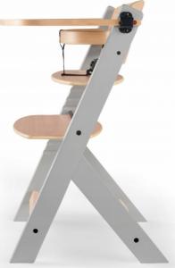 KinderKraft Krzesełko do karmienia Enock z poduszką, szare nogi (KHENOC0PGRY0000) 4