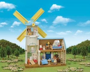 Figurka Epoch Sylvanian Families - Młyn z niebieskim dachem (5630) 3