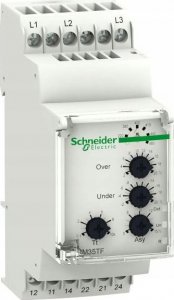 Schneider Electric Przekaźnik kontroli fazy wielofunkcyjny RM35-T, zakres 194...528 V AC RM35TF30 1