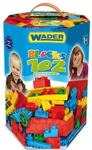 Wader Klocki 102 elementy w kartonie (41290) 1