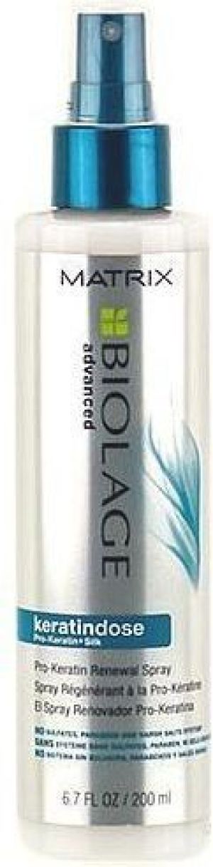 MATRIX Biolage Advanced Keratindose Renewal Spray Spray wygładzający z keratyną i jedwabiem 200ml 2