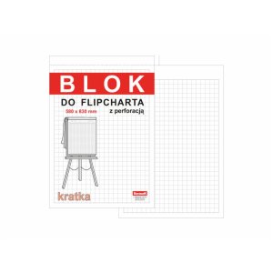 Dan-mark Blok do flipchartów 20 kartek kratka-  (019365) 1