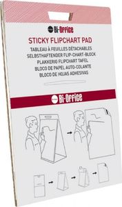 Bi-Office FLIPCHART-BLOK BI-OFFICE, SAMOPRZYLEPNY, 50X58,5CM, GŁADKI GFL148303 3