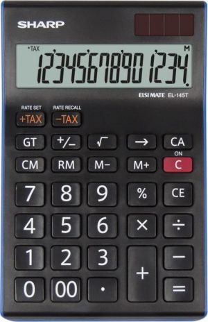 Kalkulator Sharp EL145TBL 1