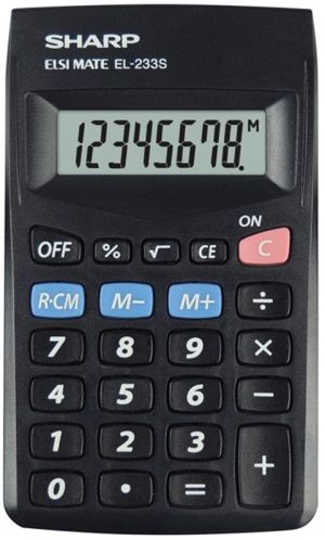 Kalkulator Sharp EL233SBBK (4974019023601) 1